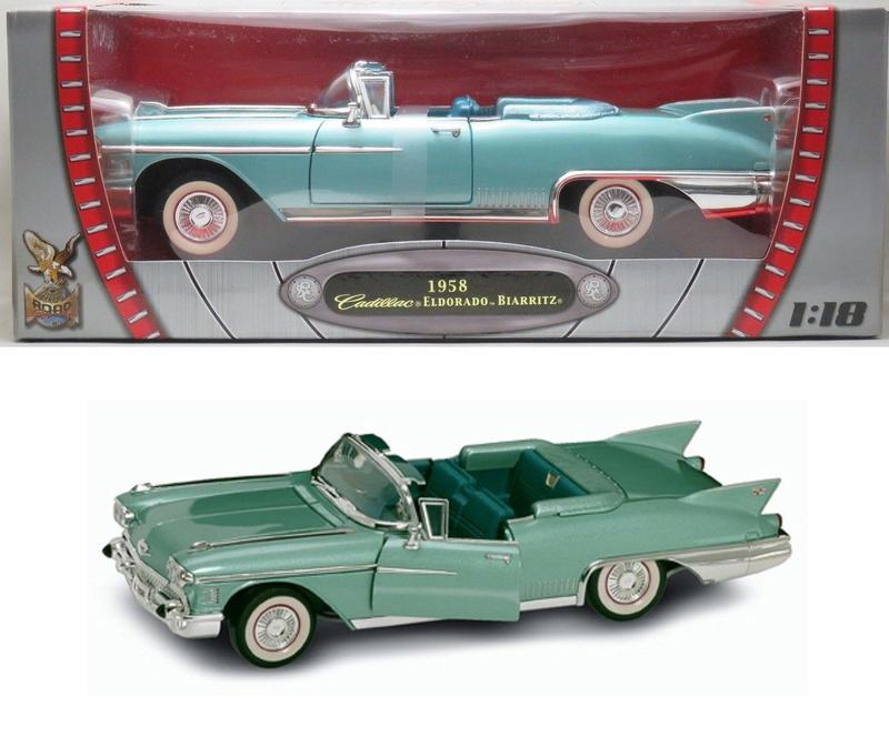 自動車 YatMing CadillacELDORADO Biarritz 1958 1958 Cadillac Eldorado Biarritz - Escala 1:18 - Yat Ming